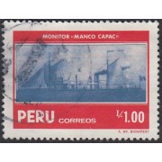 Perú 845 1986 Homenaje a la Marina Nacional Monitor Manco CAPAC MNH