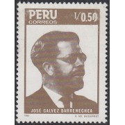 Perú 850 1986 José Galvez Barrenechea MNH