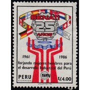 Perú 852 1986 25 Aniversario de la Creación de SENATI MNH
