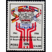 Perú 852 1986 25 Aniversario de la Creación de SENATI Usado