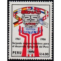 Perú 852 1986 25 Aniversario de la Creación de SENATI Usado Perú 852 1986 25 Aniversario de la Creación de SENATI Usado