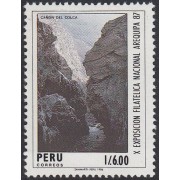 Perú 859 1987 X Exposición Filatélica Nacional Arequipa MNH