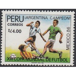 Perú 866 1987 XIII Copa Mundial de Fútbol football MNH Perú 866 1987 XIII Copa Mundial de Fútbol football MNH