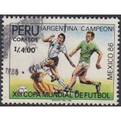 Perú 866 1987 XIII Copa Mundial de Fútbol Usado Perú 866 1987 XIII Copa Mundial de Fútbol Usado