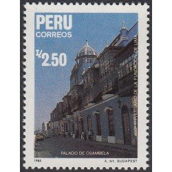 Perú 870 1987 Palacio de Osambela MNH Perú 870 1987 Palacio de Osambela MNH