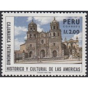 Perú 872 1988 Cajamarca Patrimonio Histórico y Cultural de las Américas MNH