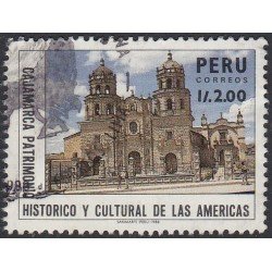 Perú 872 1988 Cajamarca Patrimonio Histórico y Cultural de las Américas Usado Perú 872 1988 Cajamarca Patrimonio Histórico y Cultural de las Américas Usado