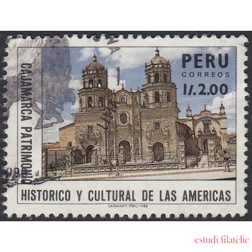 Perú 872 1988 Cajamarca Patrimonio Histórico y Cultural de las Américas Usado