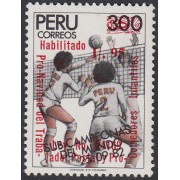 Perú 891 1988 Pro Navidad del trabajador postal y comedores infantiles voleyball MNH