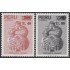 Perú 892/93 1988 Cerámica Chavin MNH