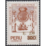 Perú 895 1989 Recopilación de leyes de los Reynos de las Indias MNH 