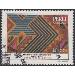 Perú 896 1989 Banco de Crédito del Perú Centenario Usado Perú 896 1989 Banco de Crédito del Perú Centenario Usado