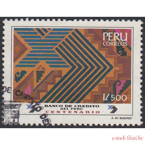 Perú 896 1989 Banco de Crédito del Perú Centenario Usado