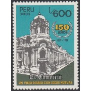 Perú 899 1989 Diario El Comercio MNH