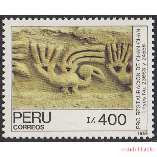 Perú 903 1989 Pro Restauración de Chan Chan- Leyes MNH 