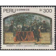 Perú 905 1989 Benemérita sociedad fundadores de la independencia Usado 