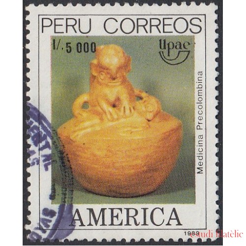 Perú 913 1989 Upaep Medicina precolombina Usado 