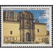 Perú 915 1990 Cajamarca Patrimonio Histórico Cultural de las Américas MNH 