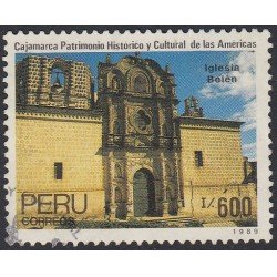 Perú 915 1990 Cajamarca Patrimonio Histórico Cultural de las Américas Usado Perú 915 1990 Cajamarca Patrimonio Histórico Cultural de las Américas Usado