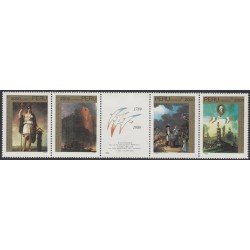 Perú 931/34 1990 Bicentenario de la Revolución Francesa MNH Perú 931/34 1990 Bicentenario de la Revolución Francesa MNH