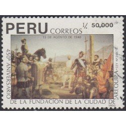 Perú 935 1990 450 Aniversario de la fundación de la Ciudad de Arequipa Usado Perú 935 1990 450 Aniversario de la fundación de la Ciudad de Arequipa Usado