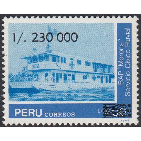 Perú 937 1990 Marina Peruana barco ship MNH Perú 937 1990 Marina Peruana barco ship MNH