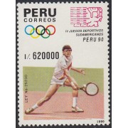 Perú 948 1991 IV Juegos Deportivos Sudamericanos tennis MNH