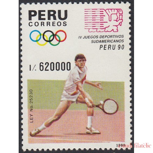 Perú 948 1991 IV Juegos Deportivos Sudamericanos tennis MNH