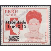 Perú 949 1991 María Jesús Castañeda de Pardo Primera Dama Presidenta Usado