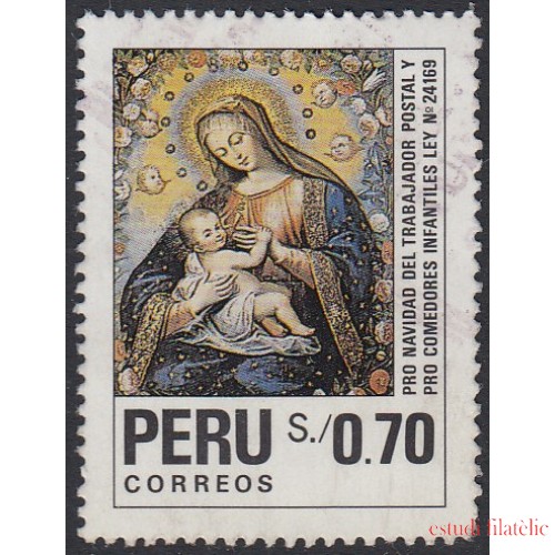 Perú 956 1991 Pro Navidad del trabajador postal y comedores infantiles Usado