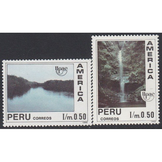 Perú 958/59 1991 Serie América UPAEP MNH Perú 958/59 1991 Serie América UPAEP MNH