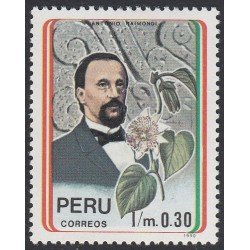 Perú 965 1992 Centenario de la muerte de Antonio Raimondi MNH Perú 965 1992 Centenario de la muerte de Antonio Raimondi MNH