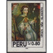 Perú 986 1992 Virgen niña hilandera MNH