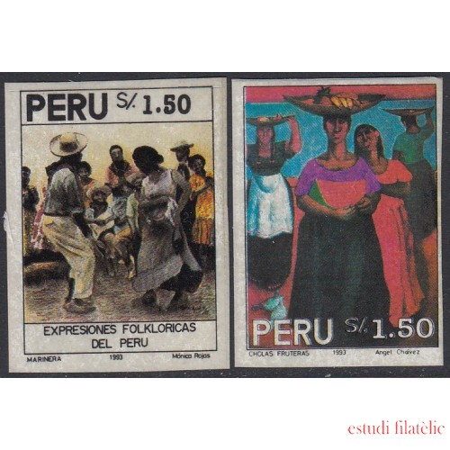Perú 987/88 1993 Expresiones Folklóricas del Perú MNH