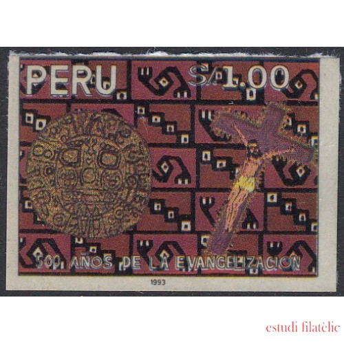Perú 989 1993 500 Años de la evangelización MNH