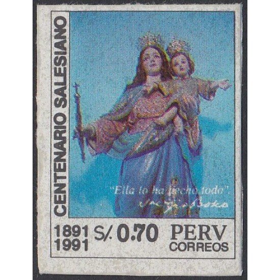 Perú 990 1993 Centenario Salesiano MNH Perú 990 1993 Centenario Salesiano MNH