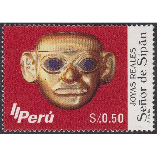 Perú 993 1993 Joyas reales Señor de Sipan MNH Perú 993 1993 Joyas reales Señor de Sipan MNH