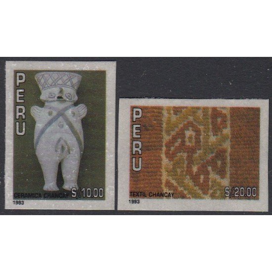 Perú 1005/06 1993 Cultura Chancay MNH