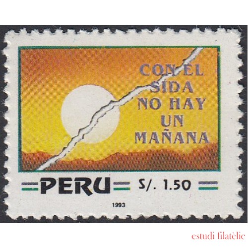Perú 1009 1993 Jornada Mundialde lucha contra el SIDA MNH