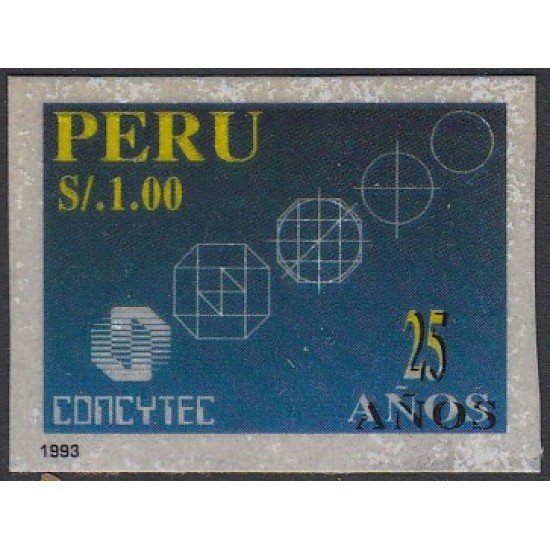 Perú 1010 1994 25 Aniversario de CONCYTEC MNH