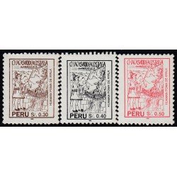 Perú 1018/20 1994 Huaman Poma de Ayala MNH Perú 1018/20 1994 Huaman Poma de Ayala MNH
