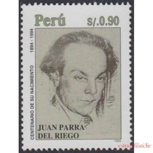 Perú 1029 1995 Centenario del Nacimiento de Juan Parra del Riego MNH