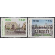 Perú 1041/42 1995 Lima Patrimonio mundial de la Humanidad MNH