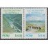 Perú 1069/70 1995 Toma de Huinco Laguna de Antacoto MNH