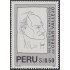 Perú 1084 1996 Centenario del nacimiento del poeta César Vallejo MNH