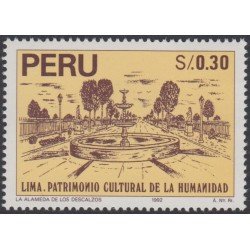 Perú 1085 1996 Lima Patrimonio Cultural de la Humanidad MNH Perú 1085 1996 Lima Patrimonio Cultural de la Humanidad MNH
