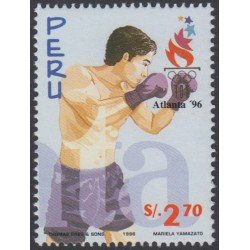 Perú 1095 1996 Juegos olímpicos Atlanta 96 OlympicGames Boxeo MNH Perú 1095 1996 Juegos olímpicos Atlanta 96 OlympicGames Boxeo MNH