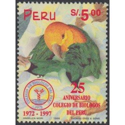 Perú 1097 1996 25 Aniversario del Colegio de Biólogos del Perú bird fauna MNH Perú 1097 1996 25 Aniversario del Colegio de Biólogos del Perú bird fauna MNH