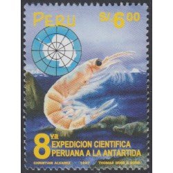 Perú 1121 1997 8ª Expedición científica peruana a la Antártida fauna MNH Perú 1121 1997 8ª Expedición científica peruana a la Antártida fauna MNH
