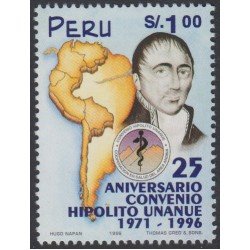 Perú 1123 1997 25 Aniversario Convenio Hipólito Unanue MNH Perú 1123 1997 25 Aniversario Convenio Hipólito Unanue MNH